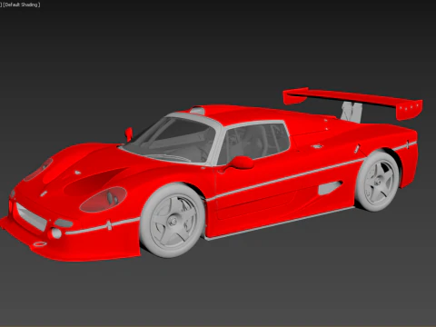 Ferrari F50 GT 1996 3D Model