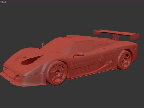 Ferrari F50 GT 1996 3D Модель