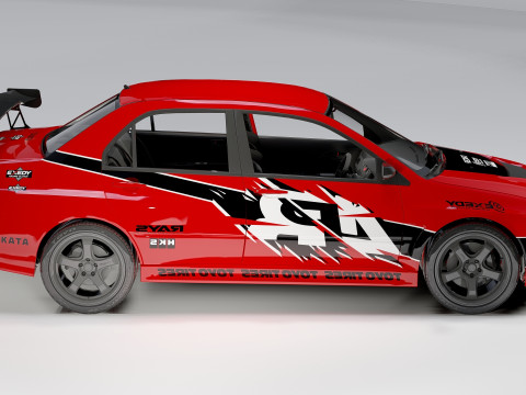 Mitsubishi Lancer Evolution IX Fast and Furious 2006 3D Model