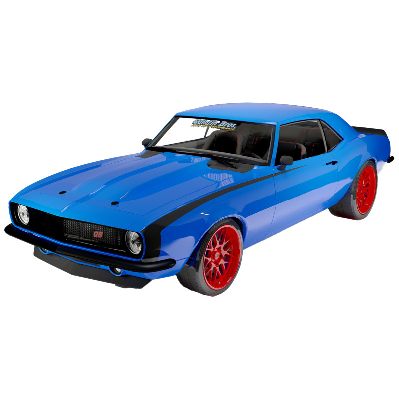 Chevrolet Quintin Brothers Camaro 1968 3D Model .c4d .max .obj .3ds .fbx .stl .blend
