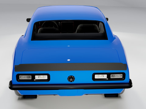 Chevrolet Quintin Brothers Camaro 1968 3D Model