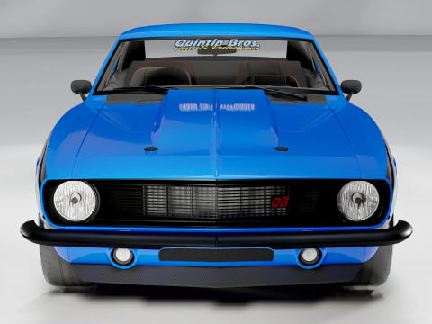 Chevrolet Quintin Brothers Camaro 1968 3D Model