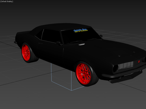 Chevrolet Quintin Brothers Camaro 1968 3D Model