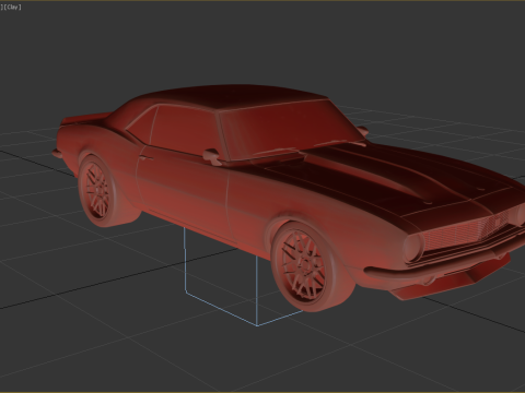Chevrolet Quintin Brothers Camaro 1968 3D Model