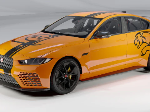 Jaguar Project XE SV 8 3D Model