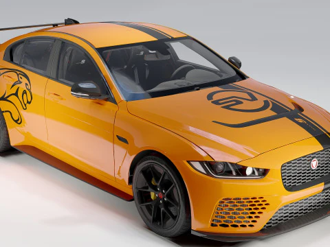 Jaguar Project XE SV 8 3D Model