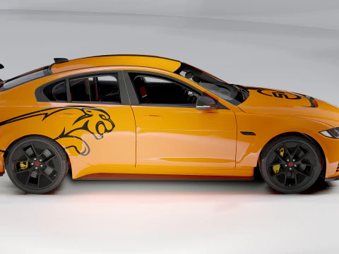 Jaguar Project XE SV 8 3D Model