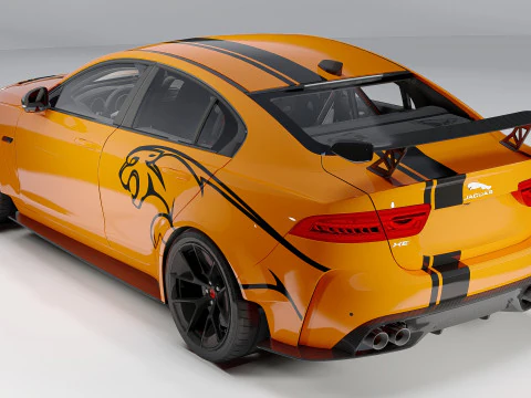 Jaguar Project XE SV 8 3D Model