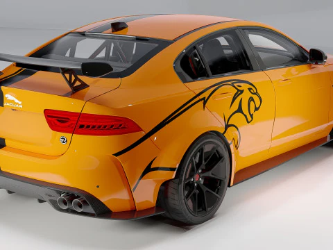 Jaguar Project XE SV 8 3D Model