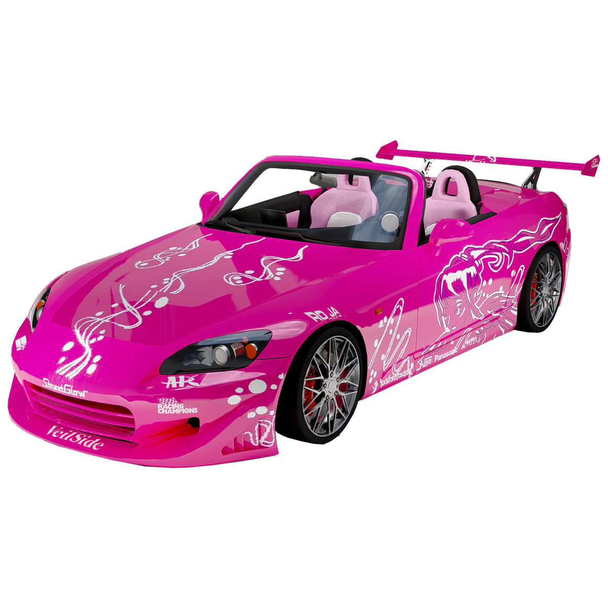 Honda S2000 Fast and Furious 3D Model .c4d .max .obj .3ds .fbx .stl .blend 