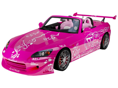 Honda S2000 Fast and Furious 3D Model