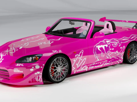Honda S2000 Fast and Furious 3D Model