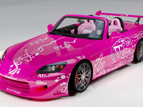 Honda S2000 Fast and Furious Model 3D