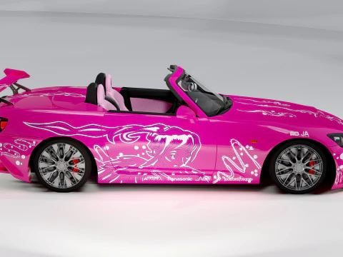 Honda S2000 Fast and Furious 3D Model