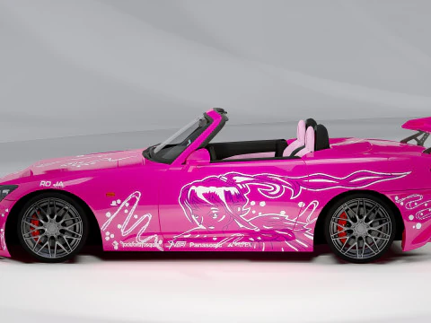 Honda S2000 Fast and Furious 3D Model