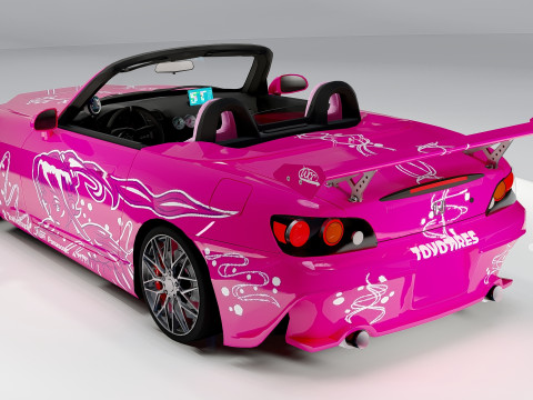 Honda S2000 Fast and Furious Model 3D