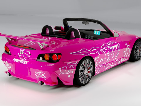 Honda S2000 Fast and Furious Model 3D