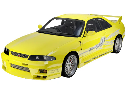 Leons Nissan Skyline GT-R BCNR33 Modelo 3D