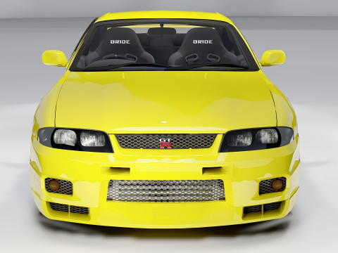 Leons Nissan Skyline GT-R BCNR33 Modelo 3D