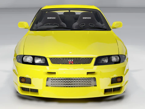 Leons Nissan Skyline GT-R BCNR33 3D Model