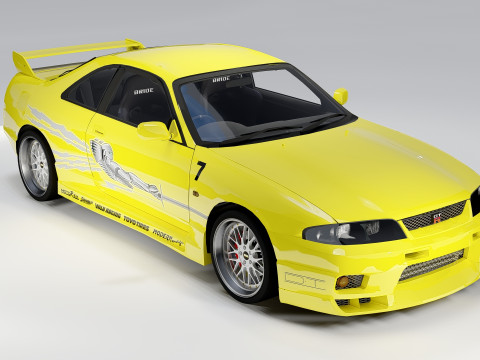 Leons Nissan Skyline GT-R BCNR33 Modelo 3D