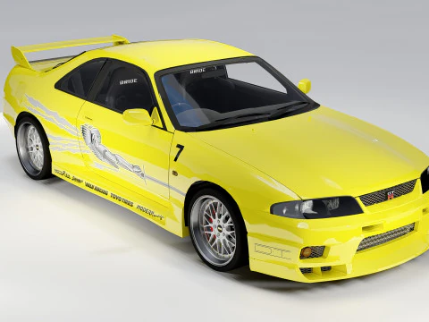 Leons Nissan Skyline GT-R BCNR33 3D Model