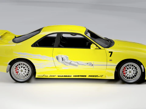 Leons Nissan Skyline GT-R BCNR33 3D Model