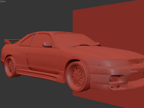 Leons Nissan Skyline GT-R BCNR33 Modelo 3D