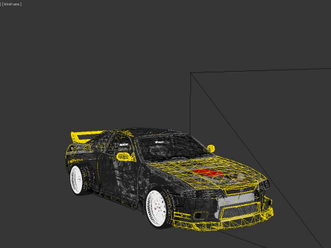 Leons Nissan Skyline GT-R BCNR33 3D Model