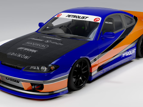 Nissan Silvia S15 Tokyo Drift Model 3D
