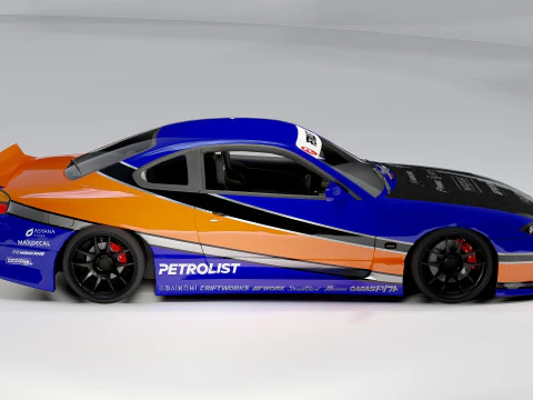 Nissan Silvia S15 Tokyo Drift Model 3D