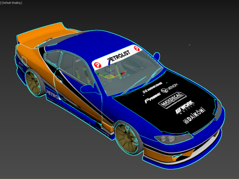 Nissan Silvia S15 Tokyo Drift Model 3D