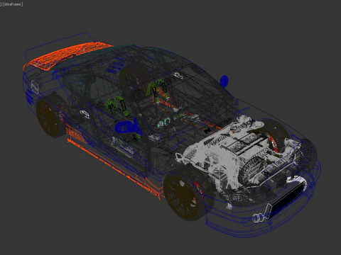 Nissan Silvia S15 Tokyo Drift Model 3D