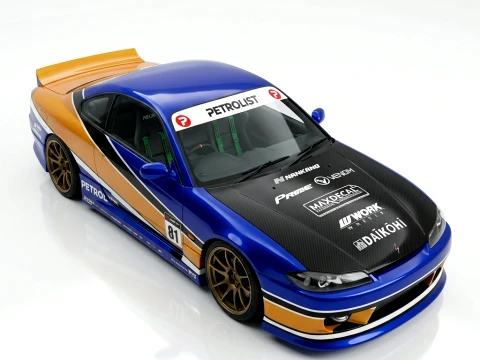 Nissan Silvia S15 Tokyo Drift 3D Model