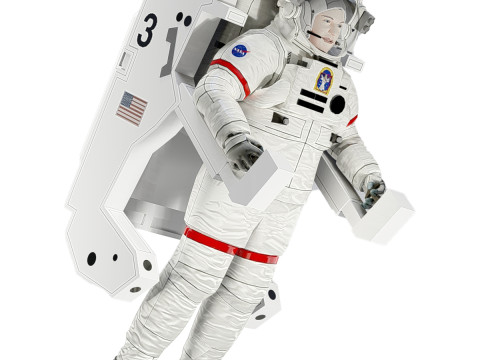 Spacesuit Extravehicular Mobility Unit MMU 3Dモデル