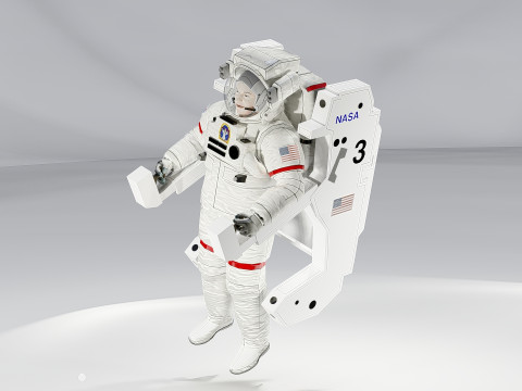 Spacesuit Extravehicular Mobility Unit MMU 3D Модель