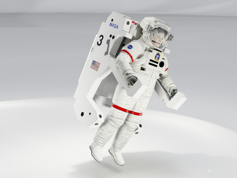 Spacesuit Extravehicular Mobility Unit MMU 3D Модель