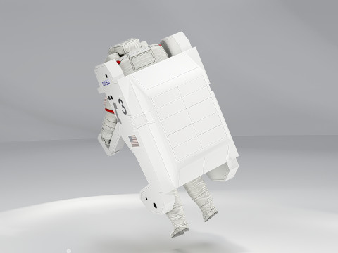 Spacesuit Extravehicular Mobility Unit MMU 3D Модель