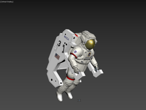 Spacesuit Extravehicular Mobility Unit MMU 3D Модель