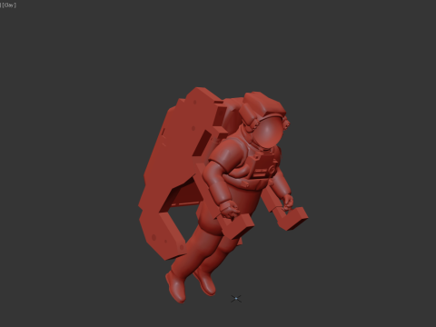 Spacesuit Extravehicular Mobility Unit MMU 3D Модель