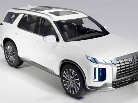 Hyundai Palisade 2024 3D Model