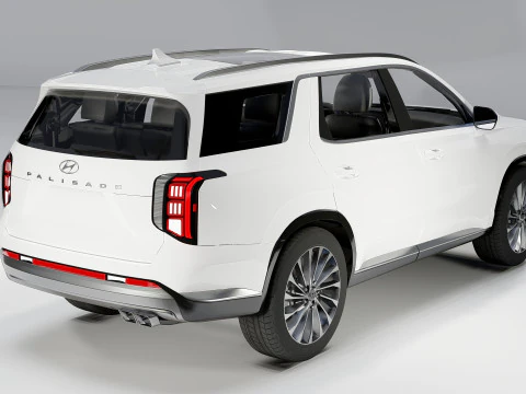 Hyundai Palisade 2024 3D Model