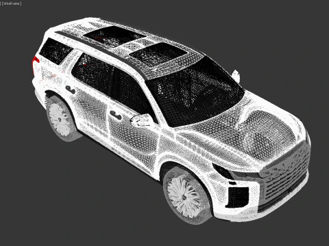 Hyundai Palisade 2024 3D Model