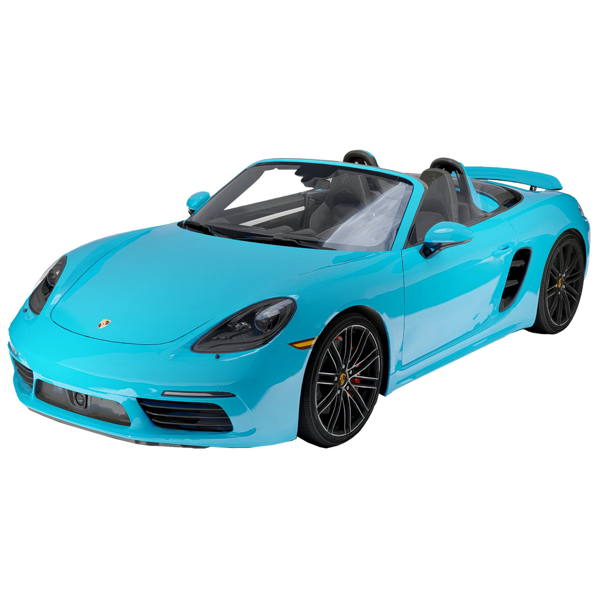 Porsche 718 Boxster S 2017 3D Model .c4d .max .obj .3ds .fbx .stl .blend 
