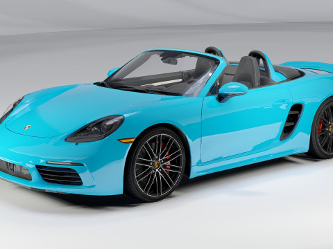 Porsche 718 Boxster S 2017 3Dモデル