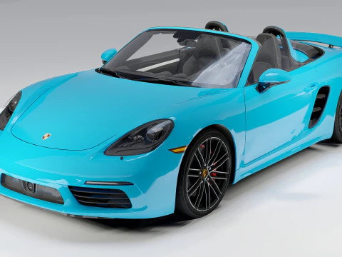 Porsche 718 Boxster S 2017 3D Model