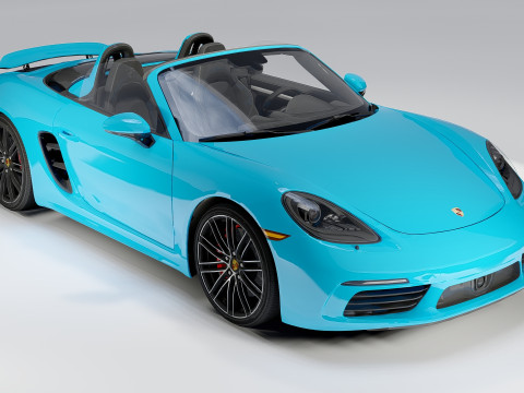 Porsche 718 Boxster S 2017 3Dモデル
