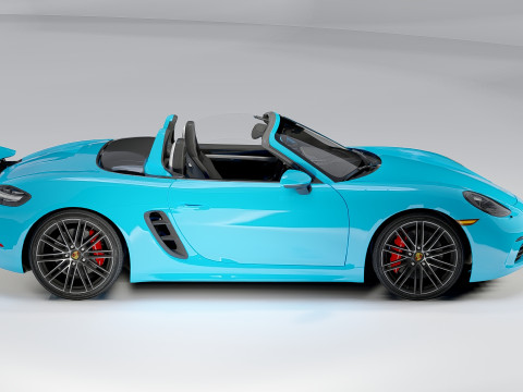 Porsche 718 Boxster S 2017 3Dモデル