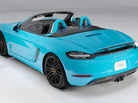 Porsche 718 Boxster S 2017 3D Model