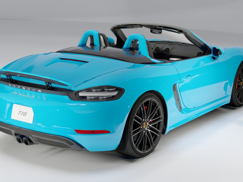 Porsche 718 Boxster S 2017 3Dモデル